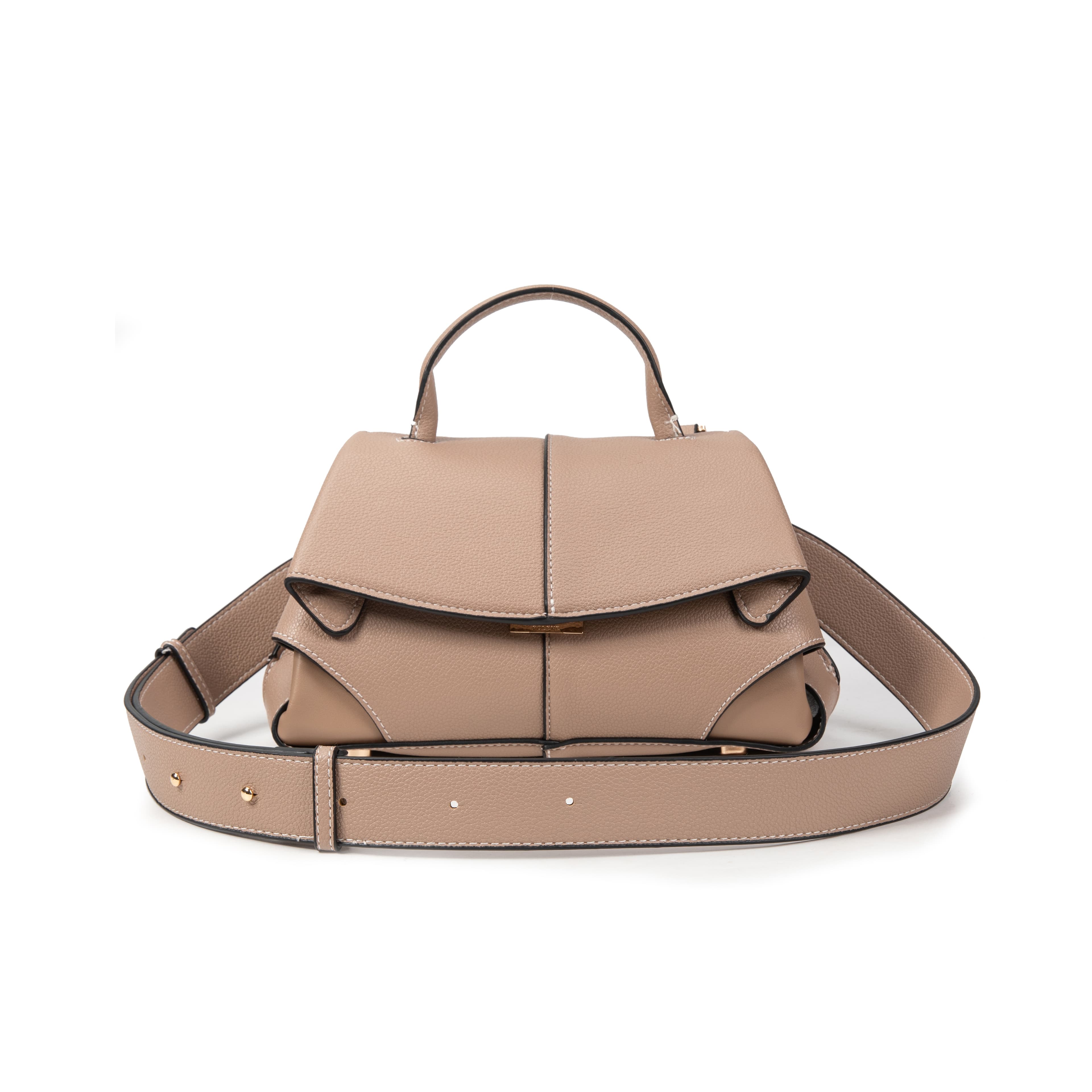 Bolsa tiracolo minimalista feminina com alça larga ajustável, bolsa tiracolo de couro PU coreano, bolsa tiracolo grande