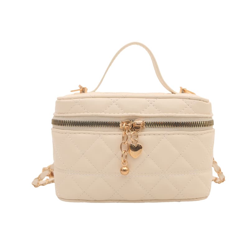 Nova bolsa feminina 2026, bolsa tiracolo e de ombro com corrente em losango matelassado, mini bolsa de mão versátil de