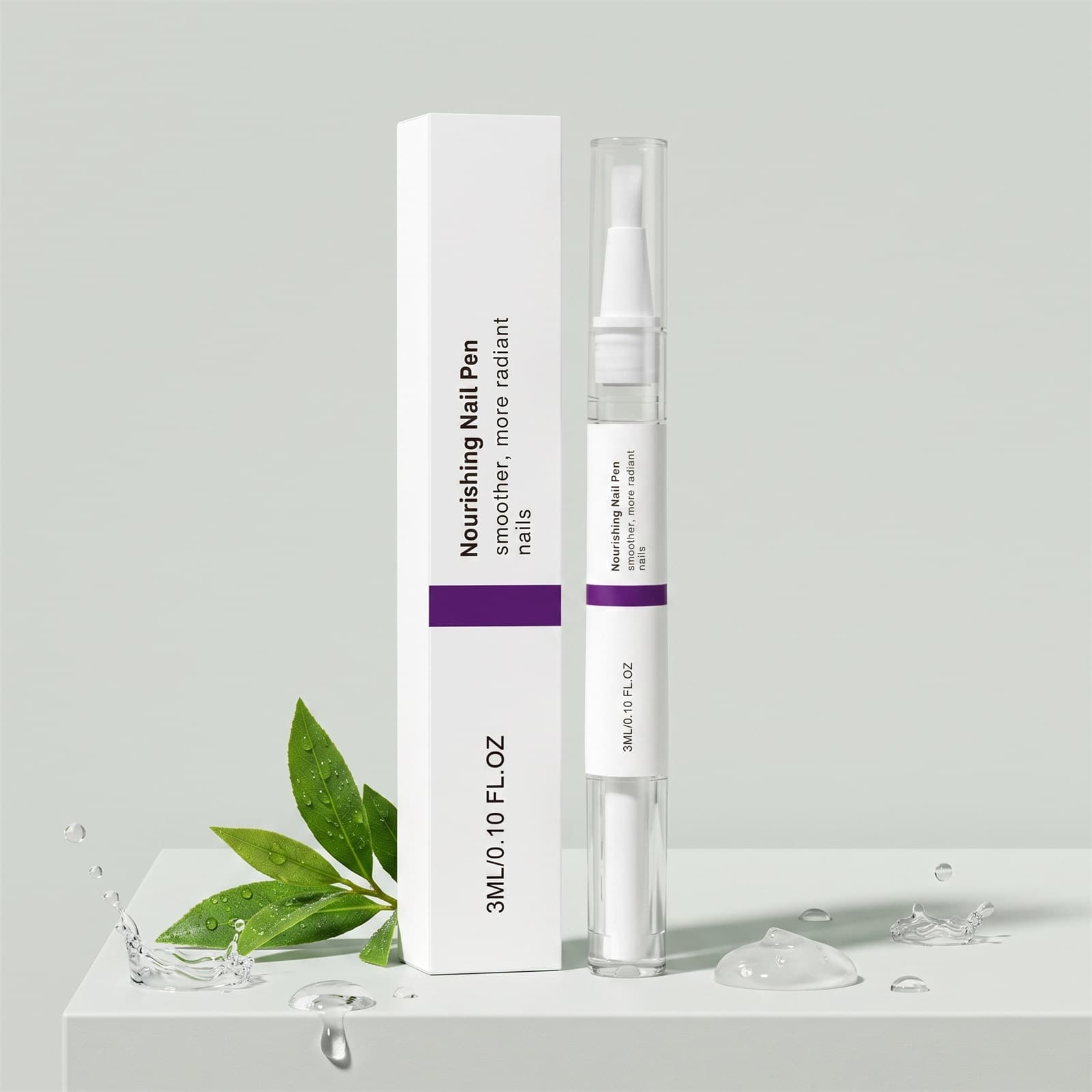 Caneta de Cuidado das Unhas 3 ml | Reparador de Cutículas Empurrador & Caneta de Óleo Cutícula, Removedor Suave para