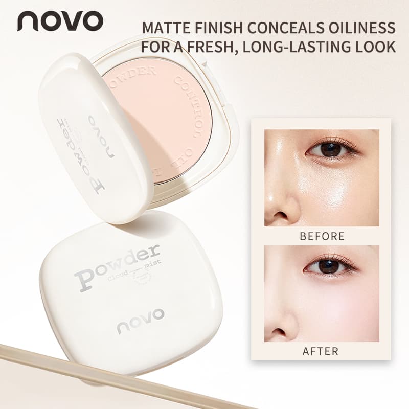 Pó Compacto Fixador e Controle de Oleosidade, Acabamento Matte Soft Focus, Toque Leve sem Aspereza, Pó Facial Absorvente