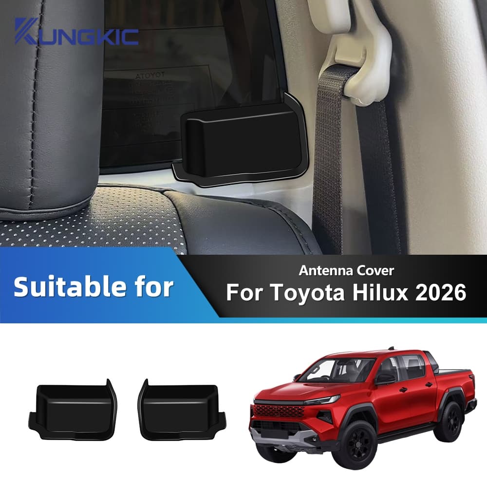 KUNGKIC Capa De Base De Antena De Teto De Barbatana De Tubarão Para 26-27 Toyota Hilux Acessórios De Carro Adesivo Lumin
