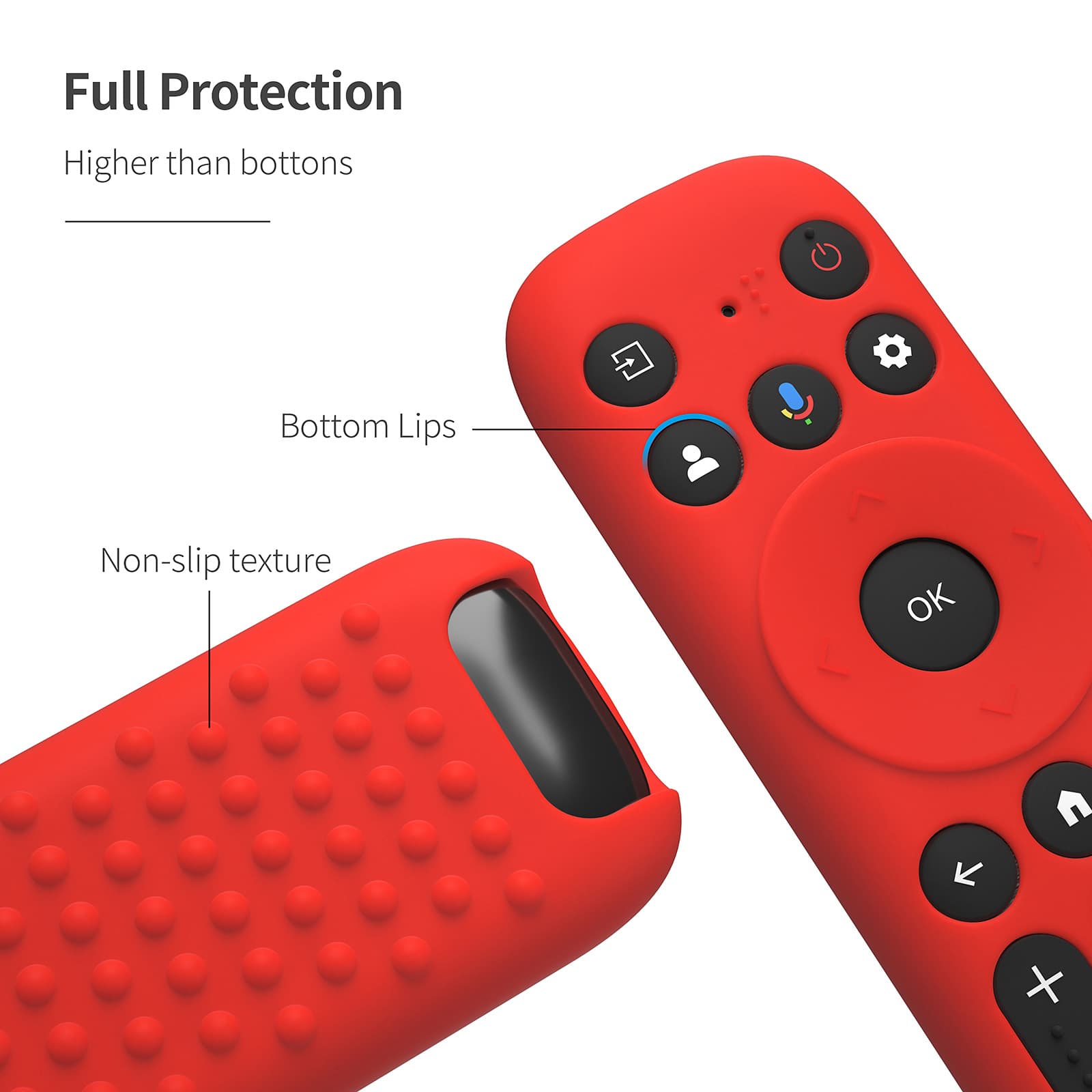Adequado para controle remoto de TV TCL RC813 RC923 FMB3/RC902V FMR1 FMR4 FMR5 TVS, capa protetora de silicone para