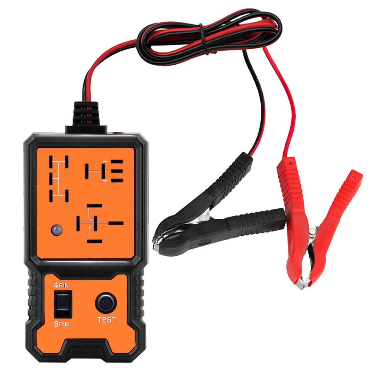 Testador De Relé Automotivo Universal 12v , Ferramenta De Reparo De Diagnóstico De Carro De 4/5 Pinos