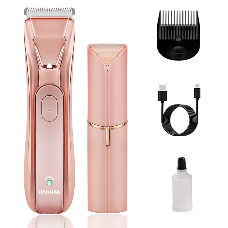 Depilador Elétrico Indolor Feminino , Navalha Facial De Corpo Inteiro , Axila , Perna , Biquíni Com Luz Led , Barbeador