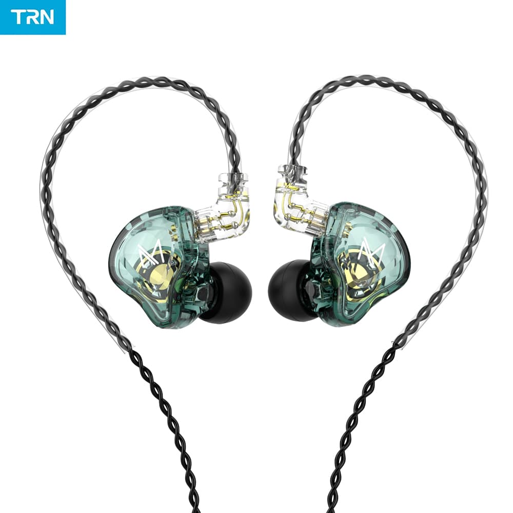 TRN MT1 HIFI Fones de Ouvido Intra-Auriculares DJ Fone de Ouvido Fones de Ouvido Dinâmico Esporte Cancelamento de Ruído