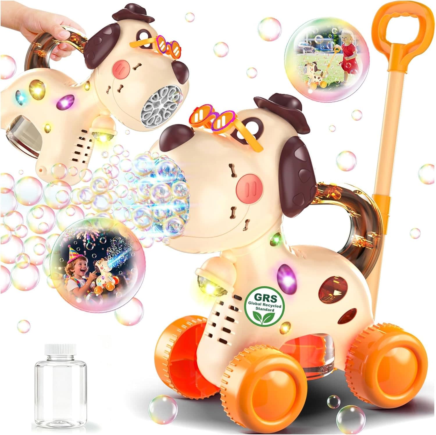 Máquina De Bolhas Para Crianças De 1 A 3 Anos : Brinquedos Portáteis Fazer De Cachorro Meninos E Meninas 6 , Brinquedo A