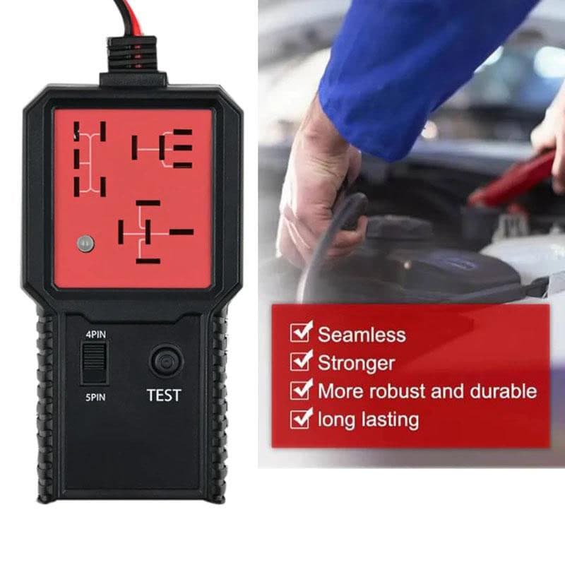 Kit Testador De Relé Automotivo Alimentado Por Bateria 4/5 Pinos Verificador Ferramenta De Diagnóstico De Carro 12v