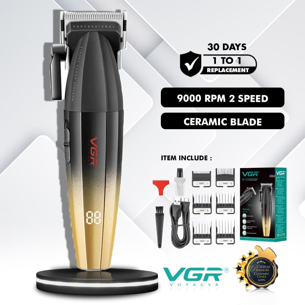 Y-VGR 9000RPM Máquina de Cortar Cabelo/Aparador de Cabelo/Máquina de Cortar Cabelo V-003 V003