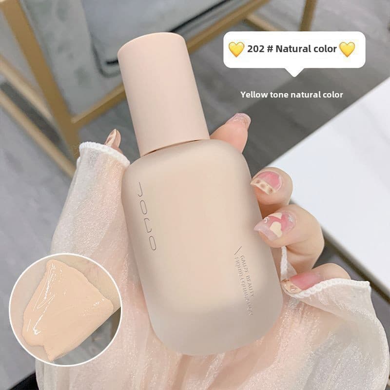 Base Líquida de Gaze Leve Controle de Oleosidade Corretivo Hidratante Refrescante Natural à Prova d'Água BB Cream