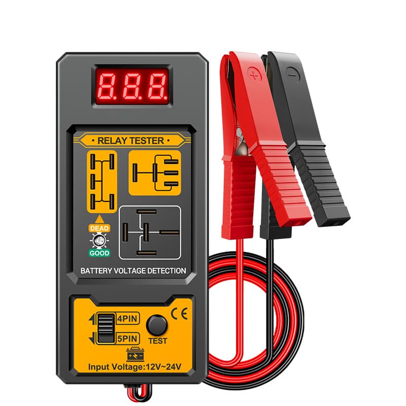 Analisador de Relé Automotivo Digital CNB-808 12V-24V Detecção de Tensão de Bateria para Diagnóstico Elétrico Automotivo