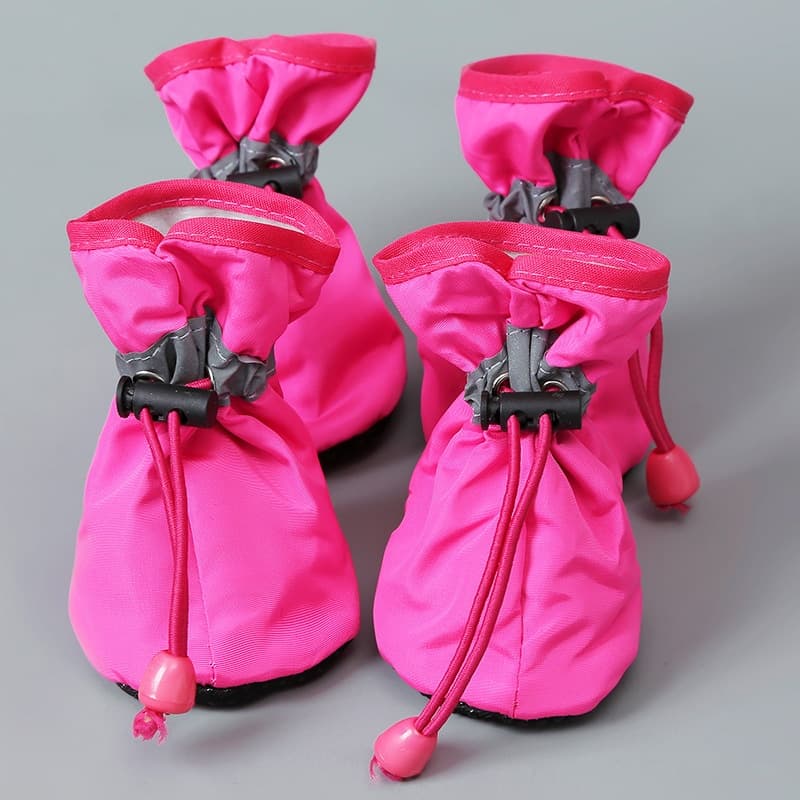 Sapatos Antiderrapantes para Patas de Animais, Capa Protetora Impermeável para Pés, Botas de Chuva para Passeio de Cães