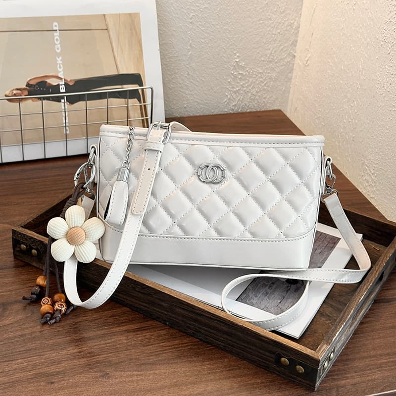 Bolsa tiracolo de alta capacidade e tendência, bolsa de mão estilosa, acessório versátil para uso diário, bolsa feminina