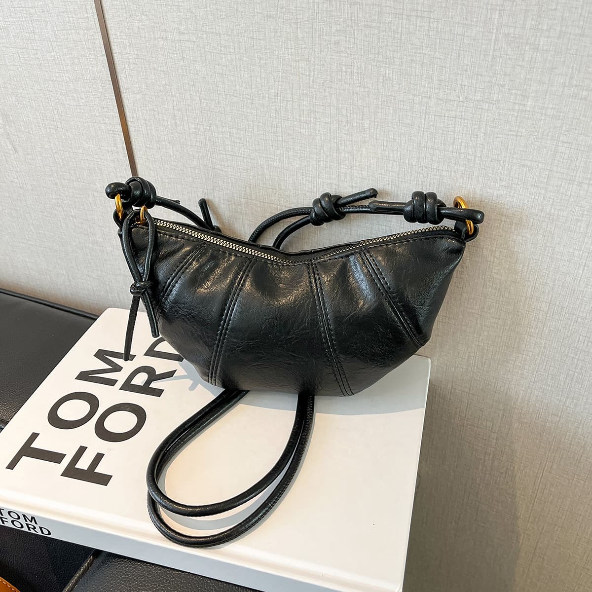 Bolsa tiracolo de design moderno e elegante, bolsa casual de mão, bolsa de ombro estilosa
