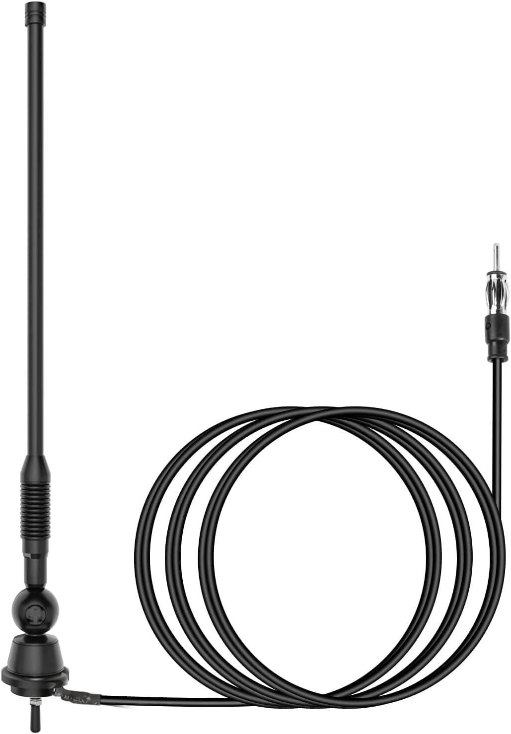 Antena de Rádio para Carro AM/FM Antena Marinha à Prova d'Água para Carrinho de Golfe, ATV, UTV, RV, Estéreo de Carro,