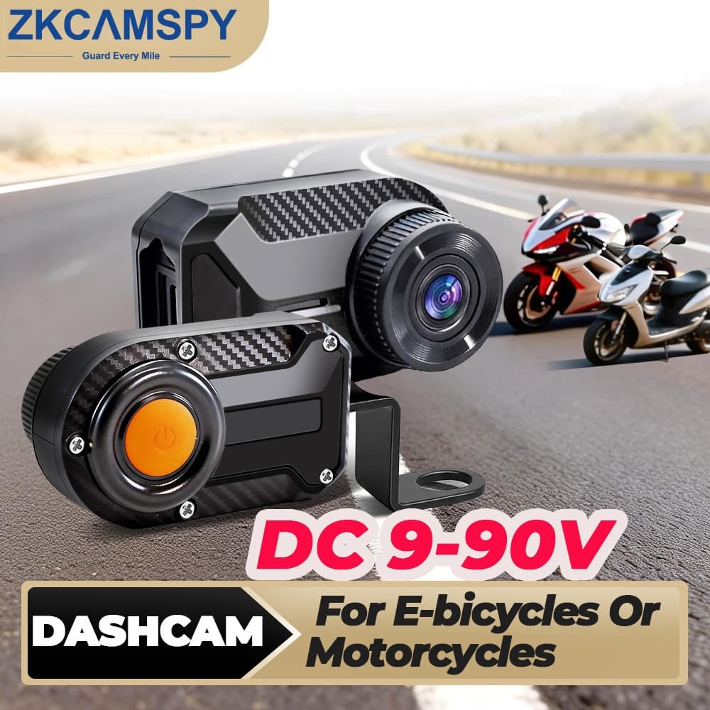 Câmera Veicular para Moto 2K 30fps Gravador de Motocicleta Bicicleta Elétrica Câmera de Capacete para Esportes ao Ar