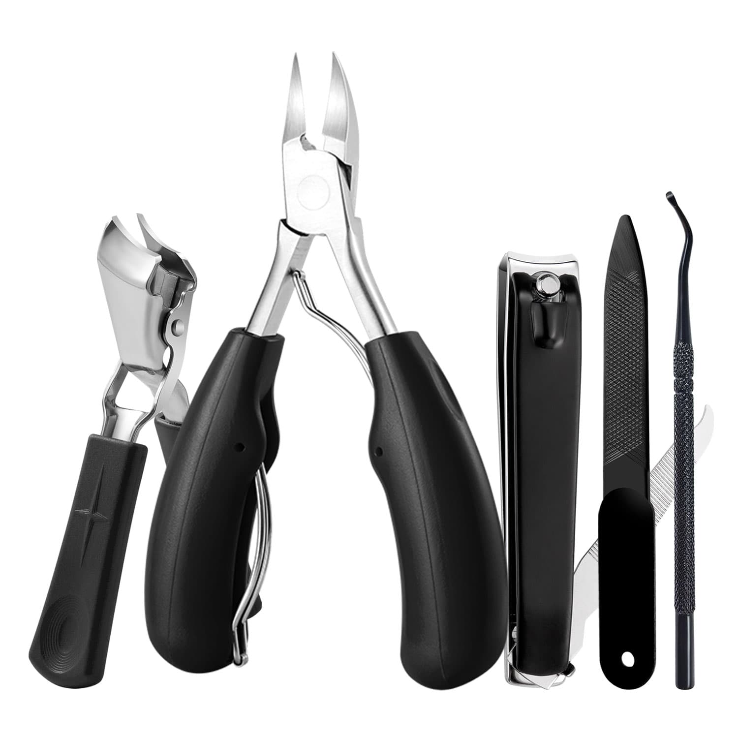 Ferramentas para Unhas Encravadas Kit de Cuidados com as Unhas Alicate de Unhas com Mandíbula Larga Lima de e