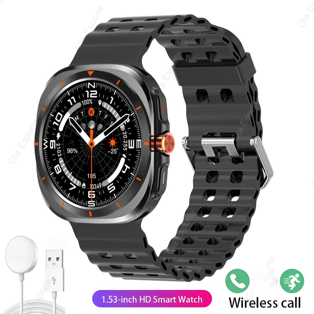Smartwatch 8 ATM à prova d'água Microwear GPS NFC Bluetooth rastreador esportivo de fitness presente de Black Friday