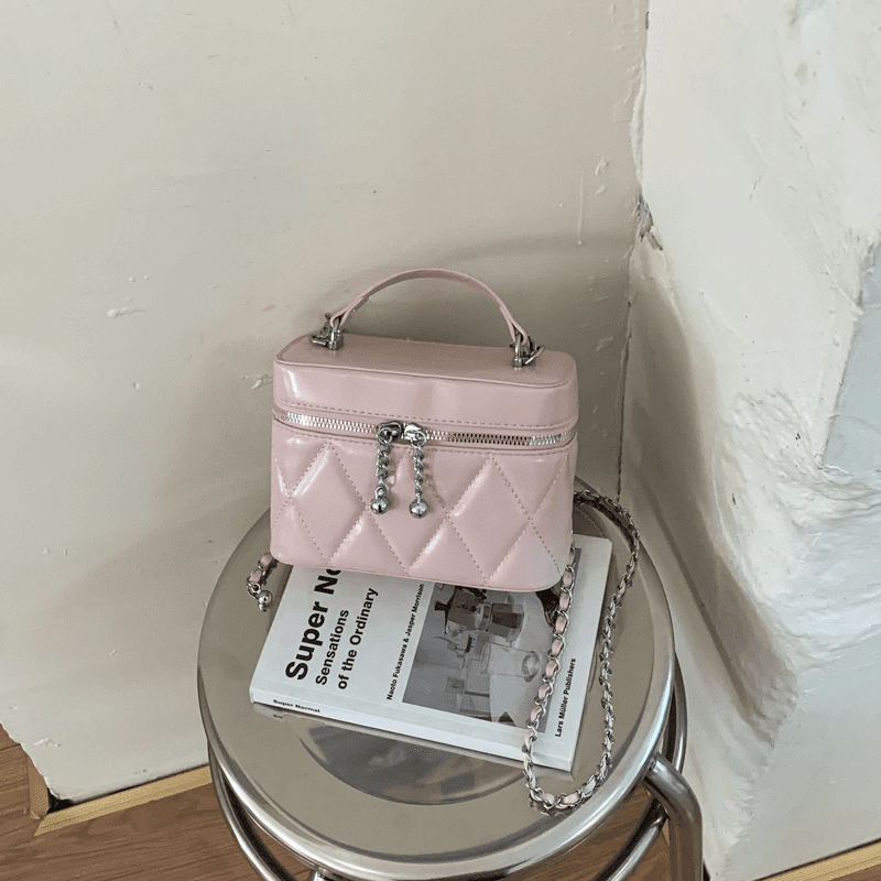 Bolsa de mão batom retangular de moda, bolsa tiracolo leve casual, bolsa de ombro portátil para uso diário para mulheres