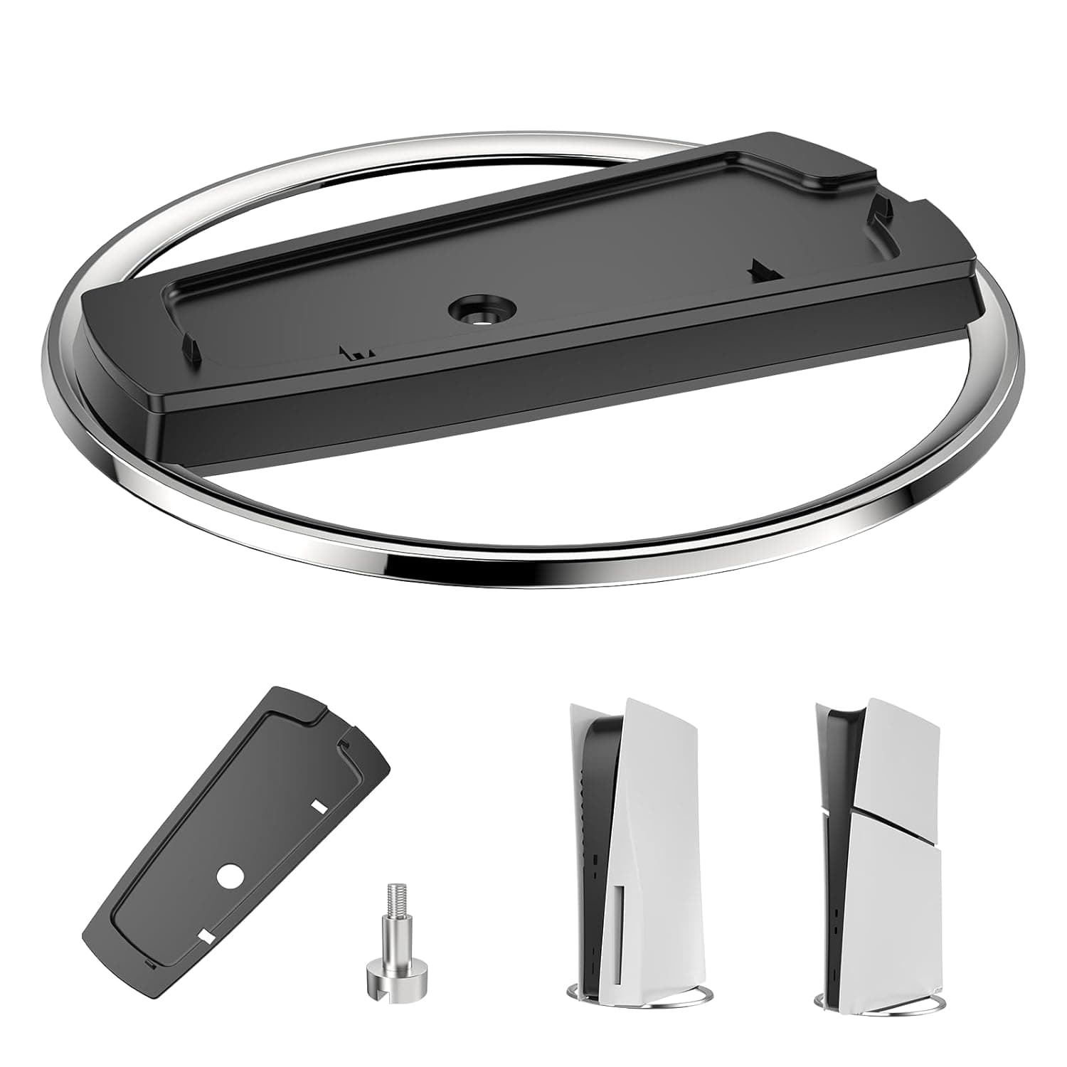 Suporte Vertical de Armazenamento para PS5 Slim/PS5 PRO (Compatível com Edição Física/Digital)