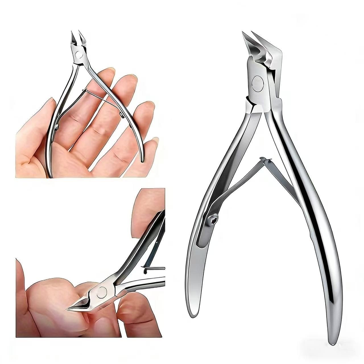 2pcs cortador de unhas encravadas, tesoura de unhas angular, adequado para unhas dos pés encravadas e das mãos, alicate