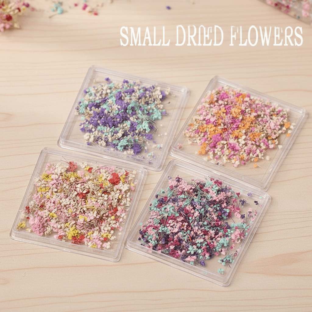 Yalayee Nail Decor Mini Flores Secas Japonesas Misturadas