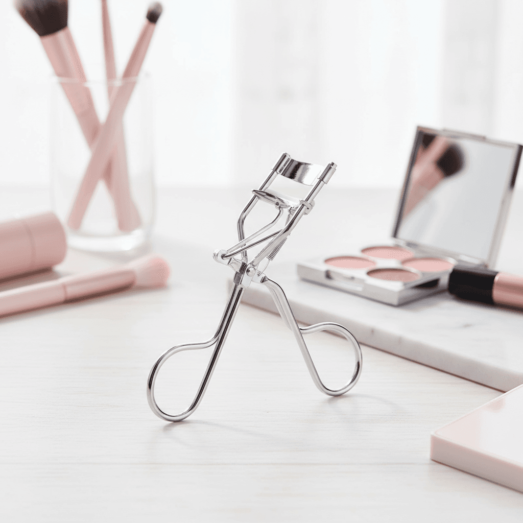 Modelador de Cílios Durável e Potente, Pinça de Cílios Postiços em Aço Inoxidável, Ferramenta de Beleza para Iniciantes