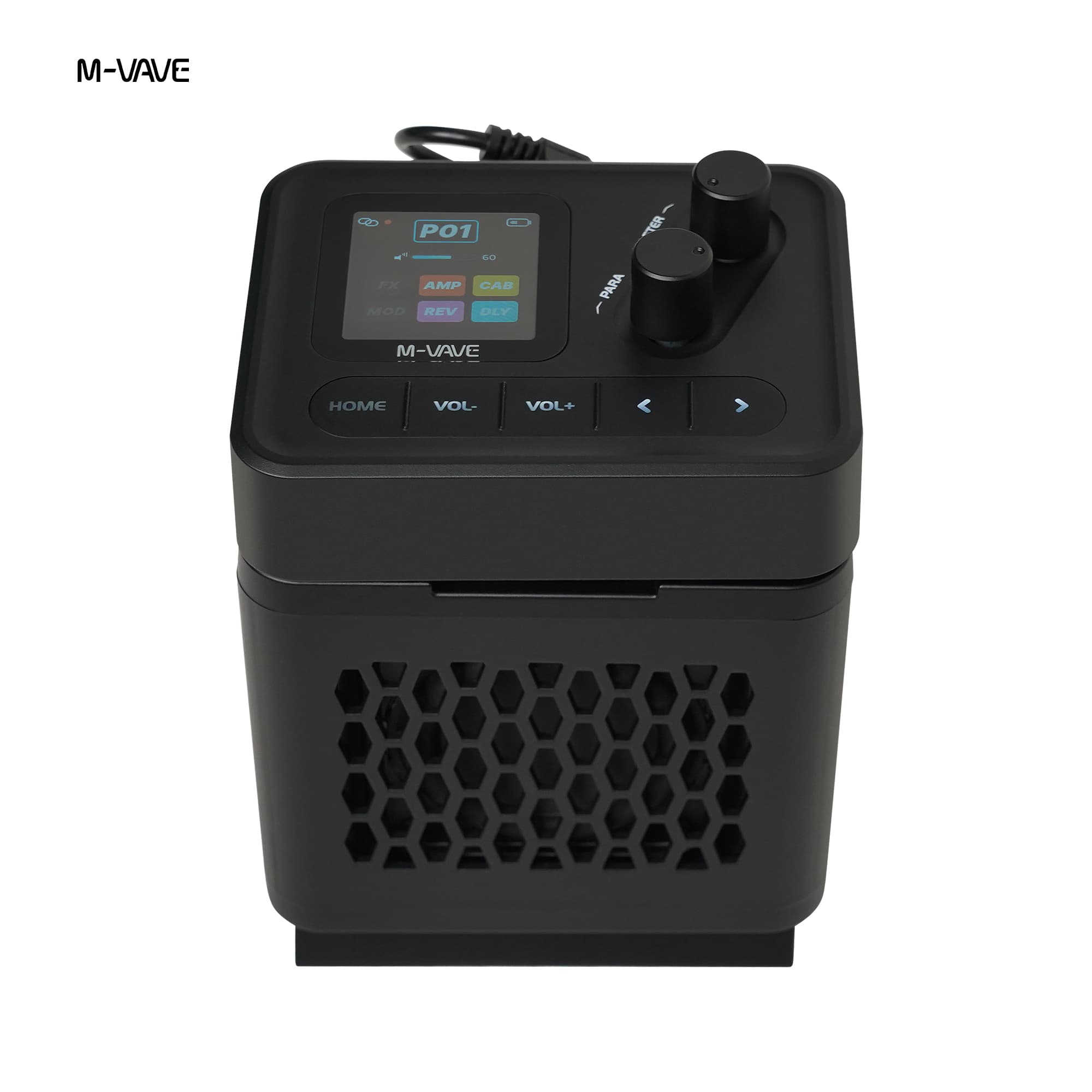 M-VAVE Pocket Combo Amplificador De Efeitos De Guitarra ANN Tone Charging 20 Amp Sim 20 IR Gabinete Simulação Diafragma