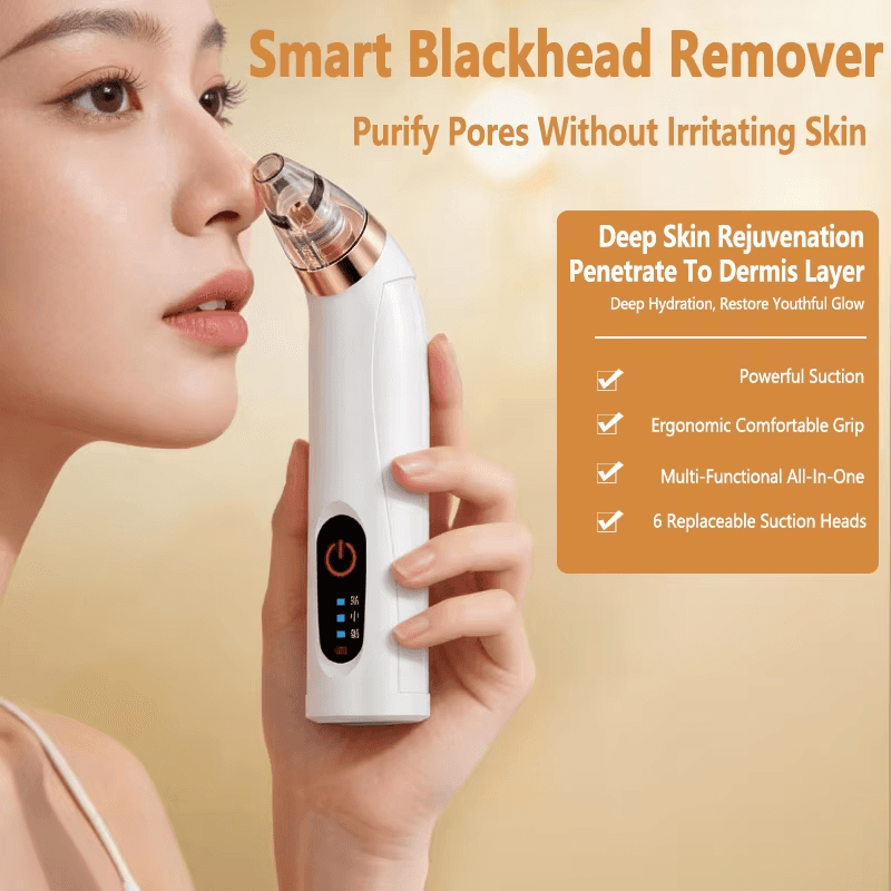 Removedor Elétrico De Cravos A Vácuo De Poros , Sucção Multinível , Limpador Facial , Ferramenta De Tratamento De Acne