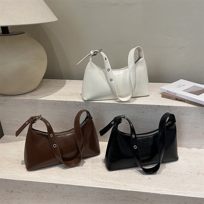 Bolsa de mão, bolsa de ombro para mulheres, bolsa tiracolo regular, bolsa de ombro versátil