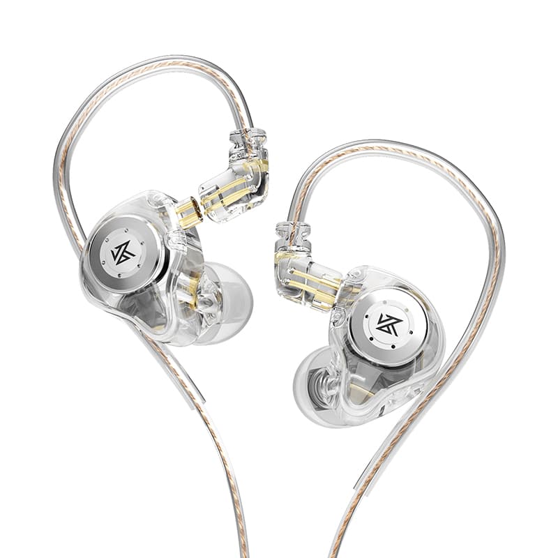 KZ EDX PRO Fones de Ouvido Intra-Auriculares com 1DD, Fone IEM HiFi com Graves Profundos para Jogos, Fones de Ouvido