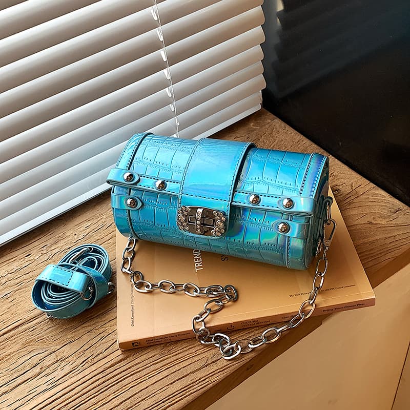 Bolsa tiracolo de moda em pequena escala, bolsa tiracolo popular com novo design, bolsa Boston de mão