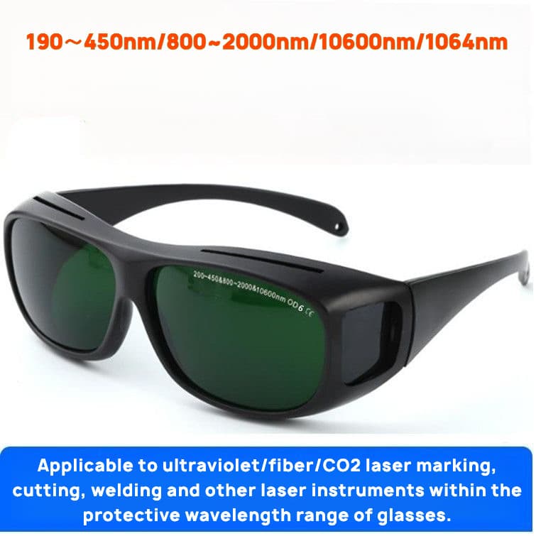 Óculos de Proteção a Laser 200-2000nm para Depilação IPL e Tratamentos de Beleza, 1 Óculos de Segurança