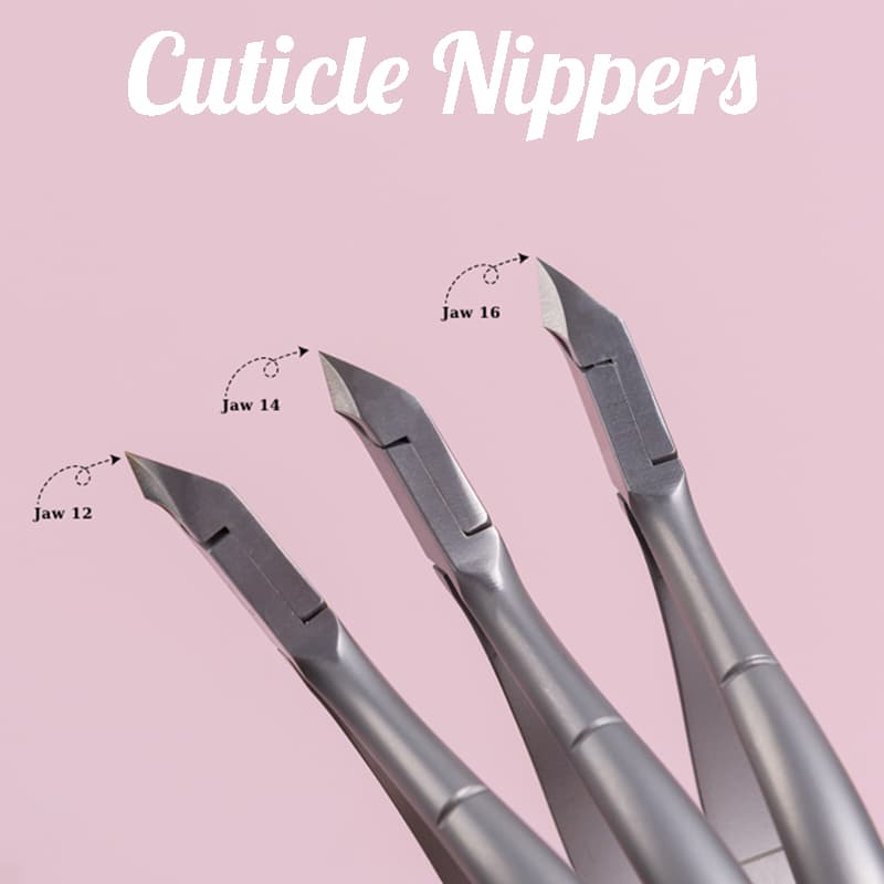 Alicate profissional para cutícula, cortador de pele de unha para manicure, cortador de unhas encravadas, alicate de