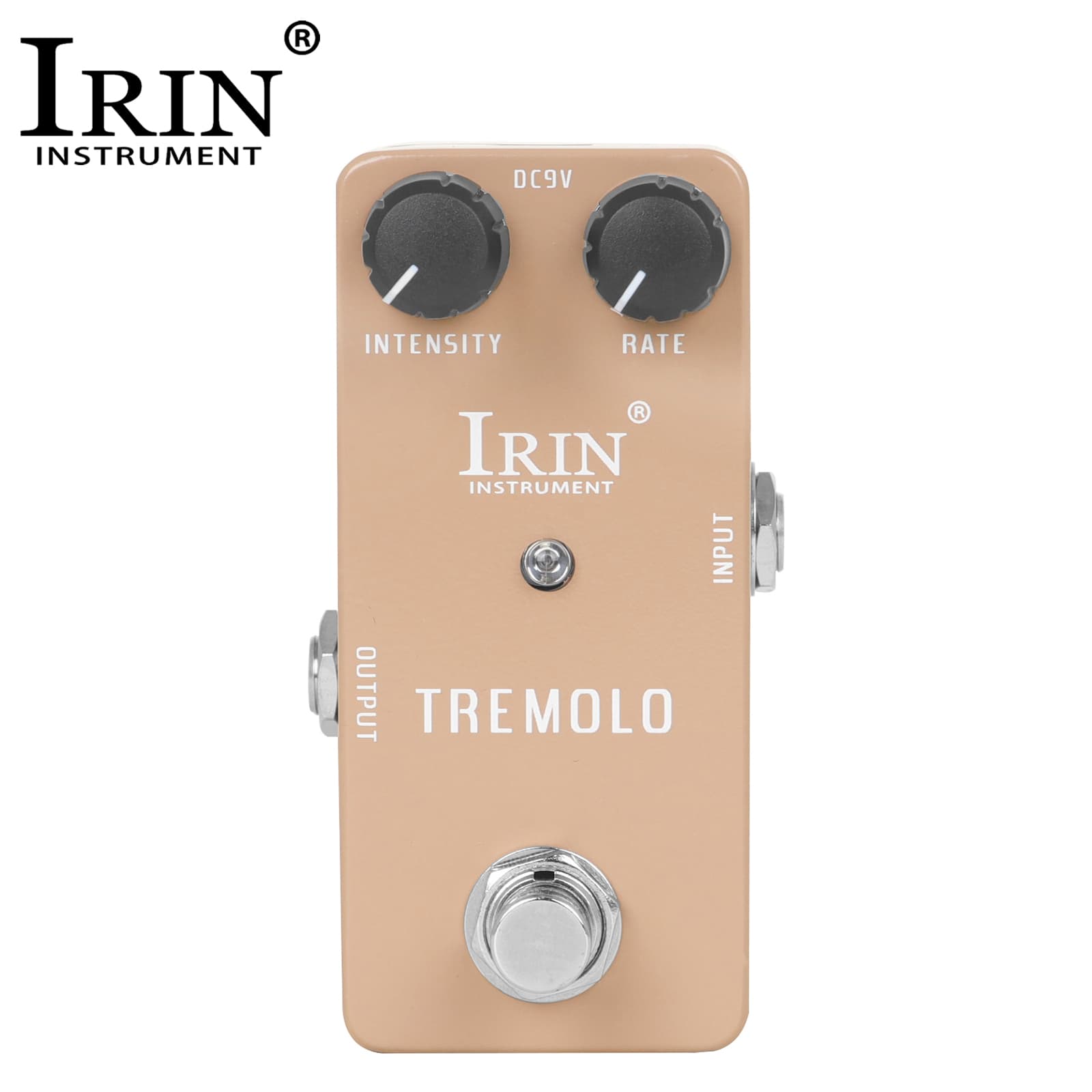 IRIN RS-09 Pedal Efeito Guitarra Elétrica Tremolo Efeito True Bypass Mini Pedal Único para Guitarra Acessórios e Partes