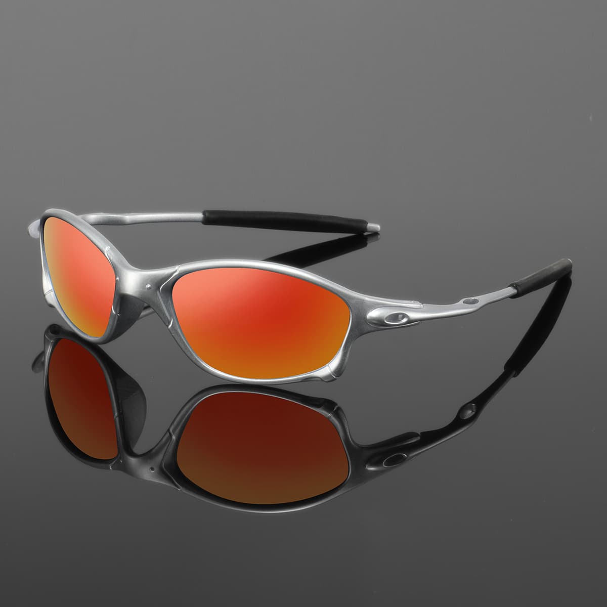 Óculos de Sol Retro para Montanhismo Masculino e Feminino, Estilo Punk, Ciclismo com Proteção UV400 para Uso ao Ar