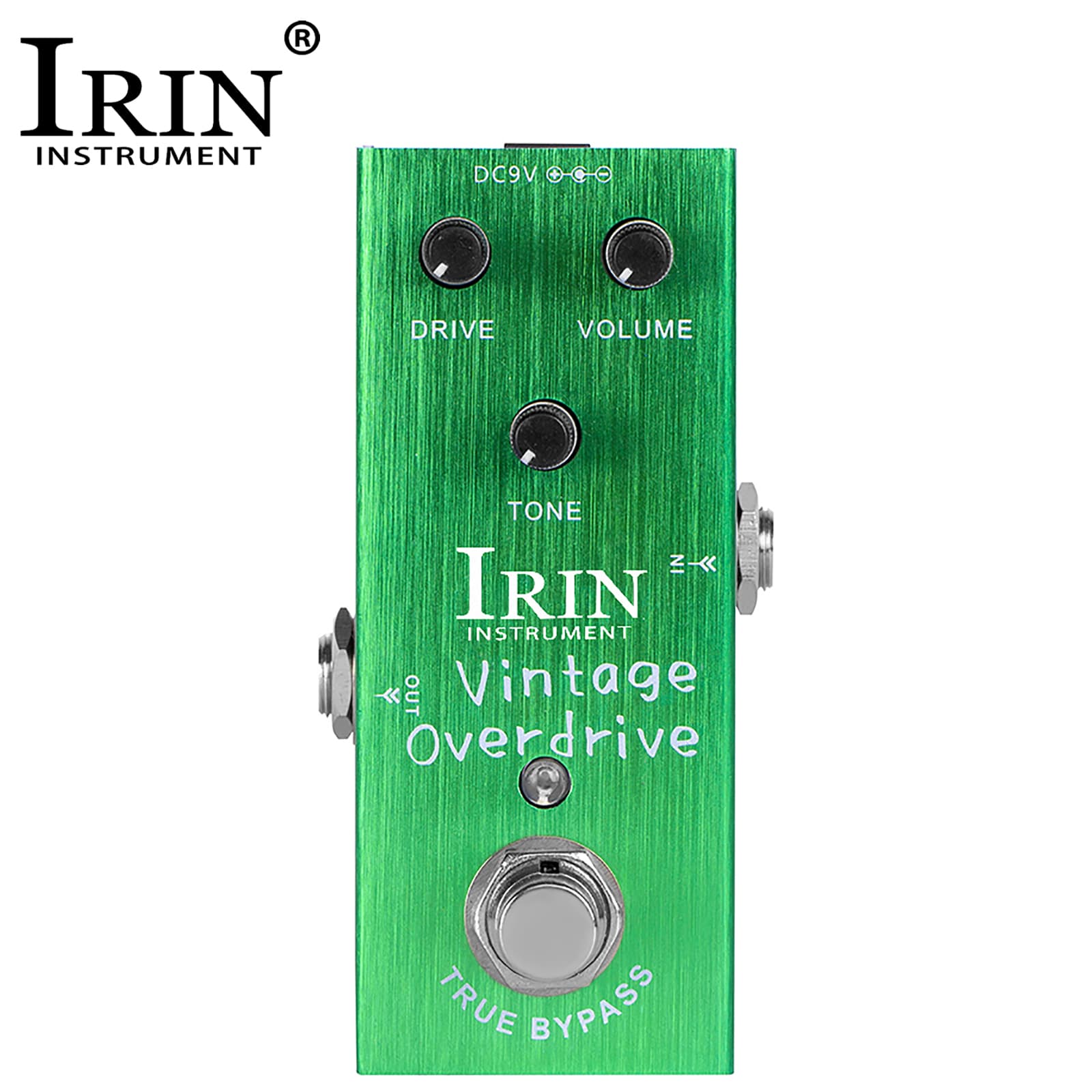 Pedal De Efeitos De Guitarra Overdrive Vintage IRIN AN 01 Com Efeito Clássico True Bypass Para Presente De Performance D