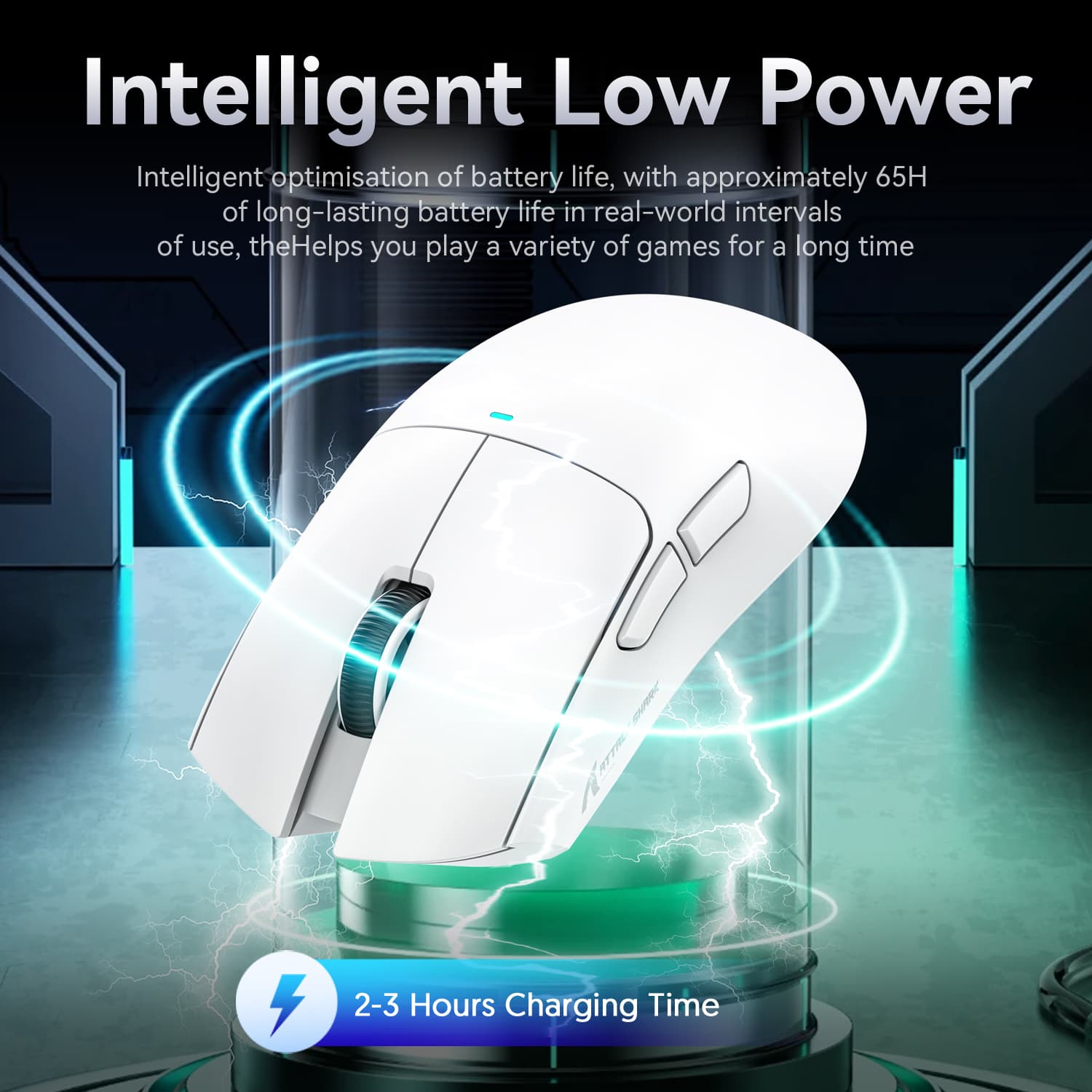 Mouse Gamer Attack Shark X11, 400 IPS, aceleração 40G, interruptor branco HUANO, 20 milhões de cliques, mouse para