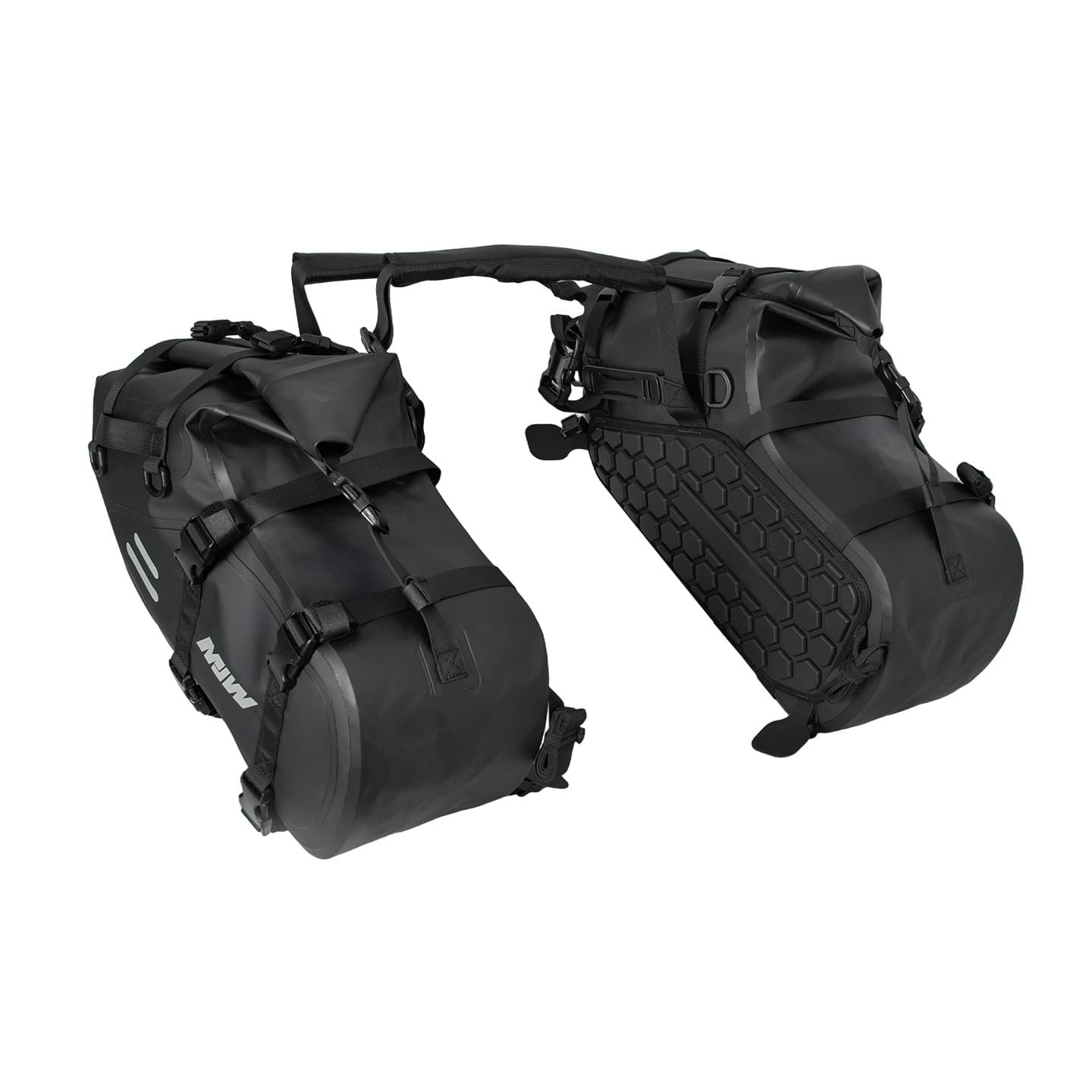 Alforjes De Motocicleta À Prova D'água 28L , Bolsa Lateral Para Bagagem De Moto , Proteção Térmica Reflexiva Passeios Lo