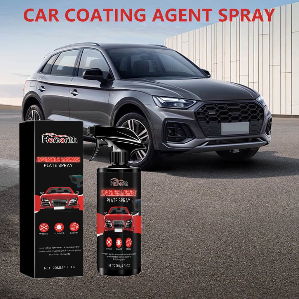 Spray De Placa Invisível Profissional – Escudo De Detecção De Câmera Anti-Flash E IR (1 Unidade)