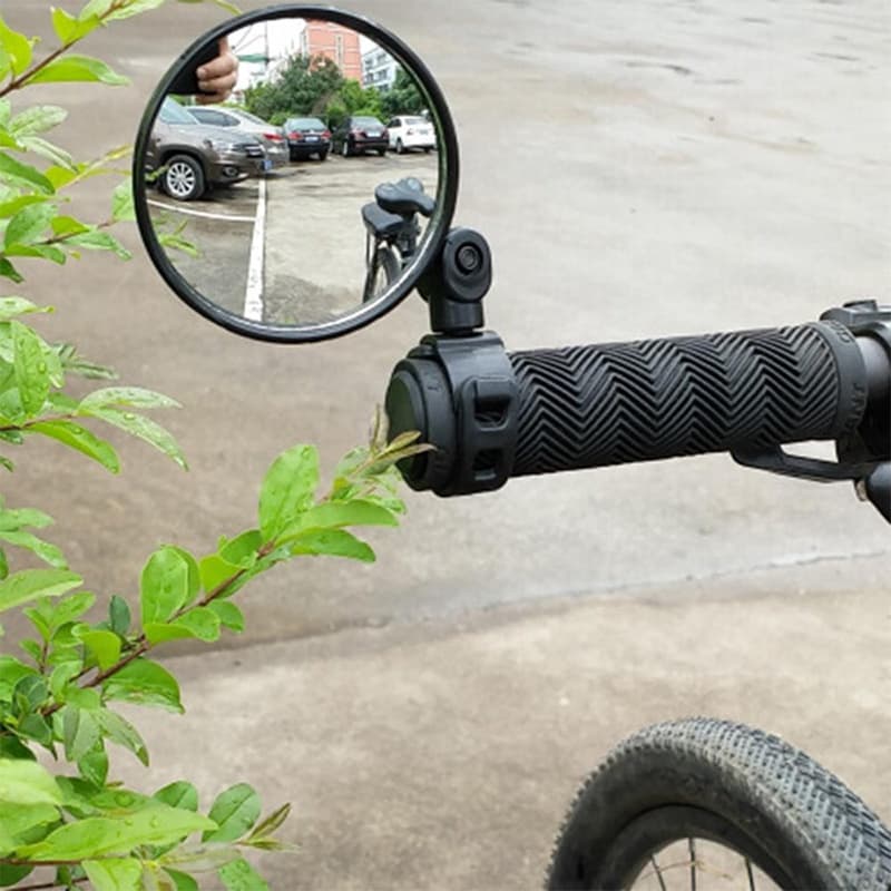 Espelho Retrovisor Multifuncional Para Bicicleta-360 ° Lateral Giratório Do Guiador , De Segurança De Montanha/Estrada ,
