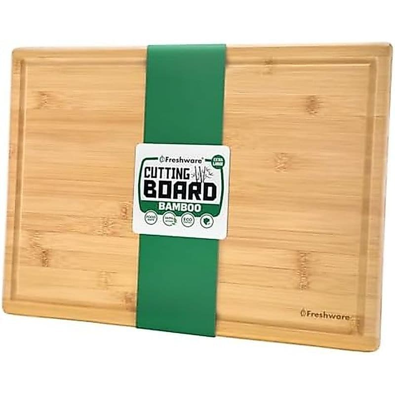 Conjunto De Tábua De Corte De Bambu Freshware Com 3 , Tábuas Madeira Para Cozinha , Cortar De Qualidade Alimentar Adequa