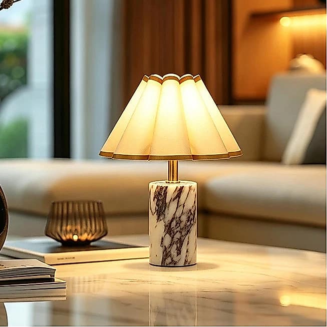 Nordic Marmore LumináRia De Mesa Moderno Quarto LumináRia De Leitura Estudo Abajur De Cabeceira