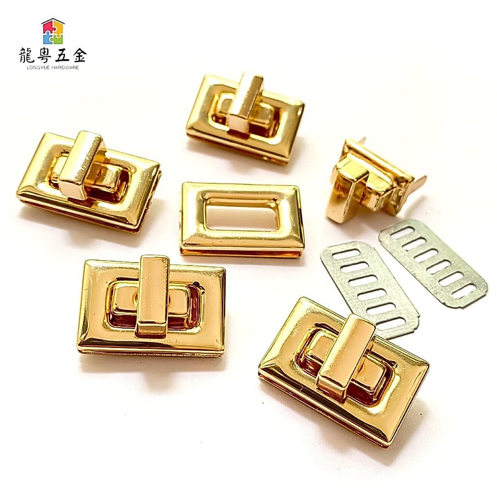 Fecho metálico para bolsas, fecho de metal, fecho para bolsa de mão, giratório, para bolsa DIY, de tor