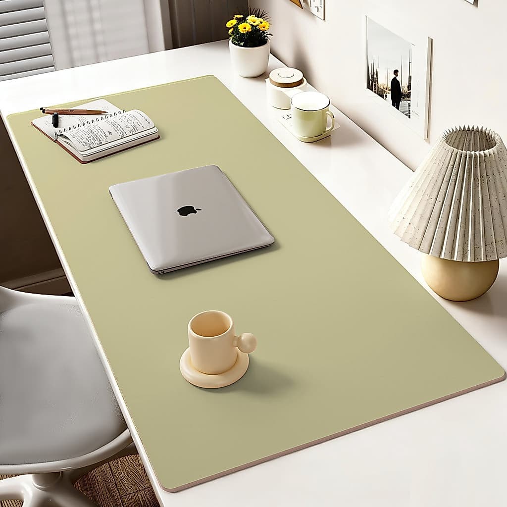 [Desconto de novo produto] Tapete de mesa à prova d'água de couro à prova de óleo Tapete de mesa leve e luxuoso Tapete d