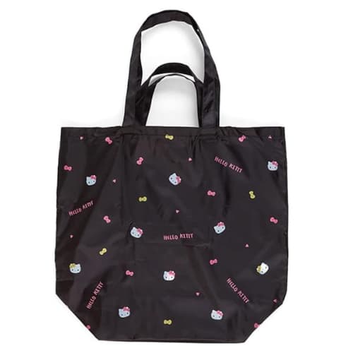 Sacolas ecológicas Sanrio, sacolas dobráveis, Hello Kitty, Kuromi, Pochakko, Cinnamon Roll, My Melody