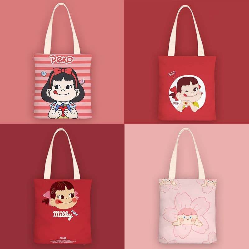 Fujiya Anime ins Small Fresh Canvas Bag Fêmea 2021