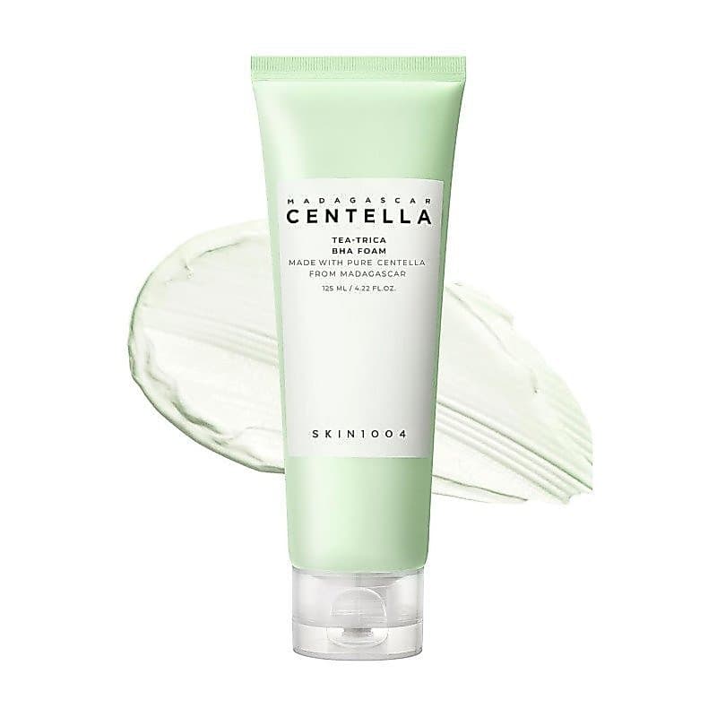 1004Tea-TricaBHA, removedor de maquiagem com Centella Asiatica e Tea Tree, limpador facial coreano para equilíbrio de ól