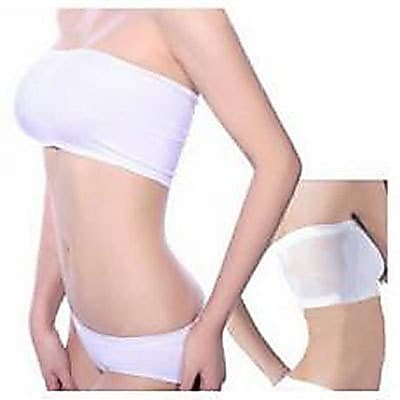 Bebê brilhante puro algodão uma linha tubo superior envoltório peito cor sólida senhoras roupa interior curto envoltório