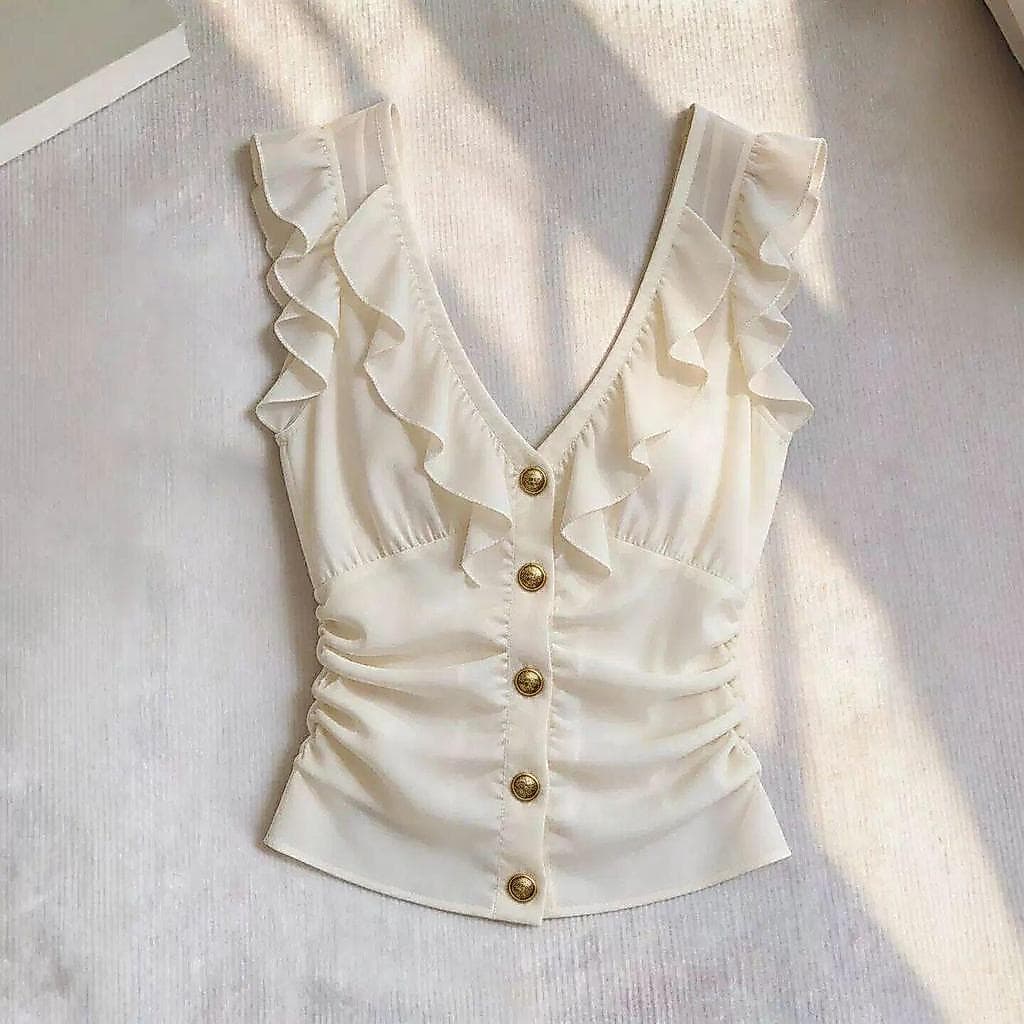 [Venda com desconto por tempo limitado] Roupas femininas elegantes de estilo ocidental, colete sem mangas estilo viajant