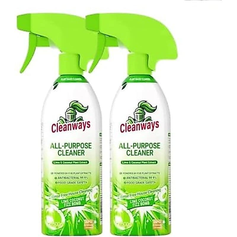 Limpador Multifuncional Cleanways , À Base De Plantas , Para Cozinha , Banheiro , Remoção Rápida De Manchas (2 Unidades)